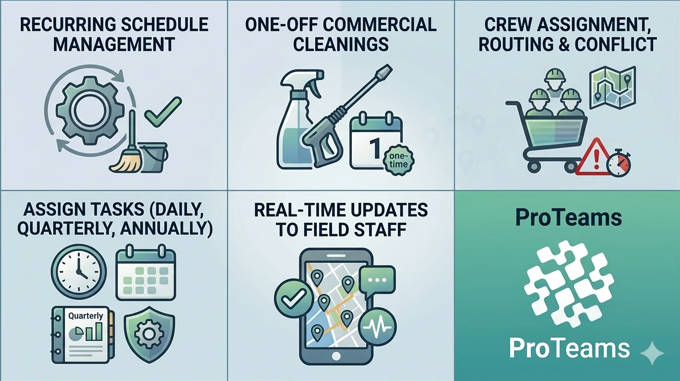 Office Cleaning Scheduling Software