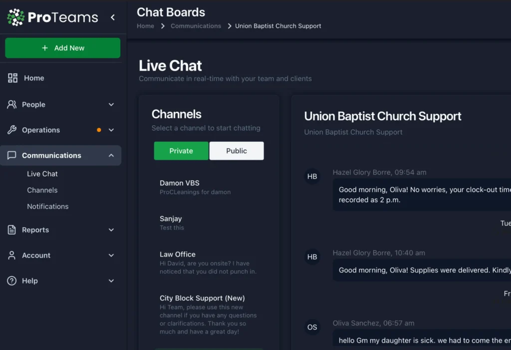 Communications Manager